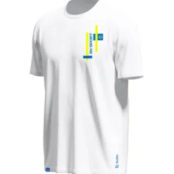 Maglietta da trail Bv Sport Haut Technique Light Blanc Lime