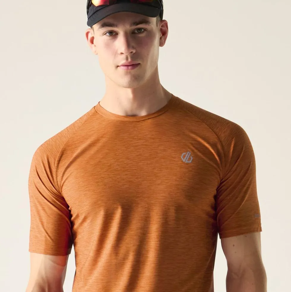 Maglietta da trail DARE2B Power Up Burnt Orange