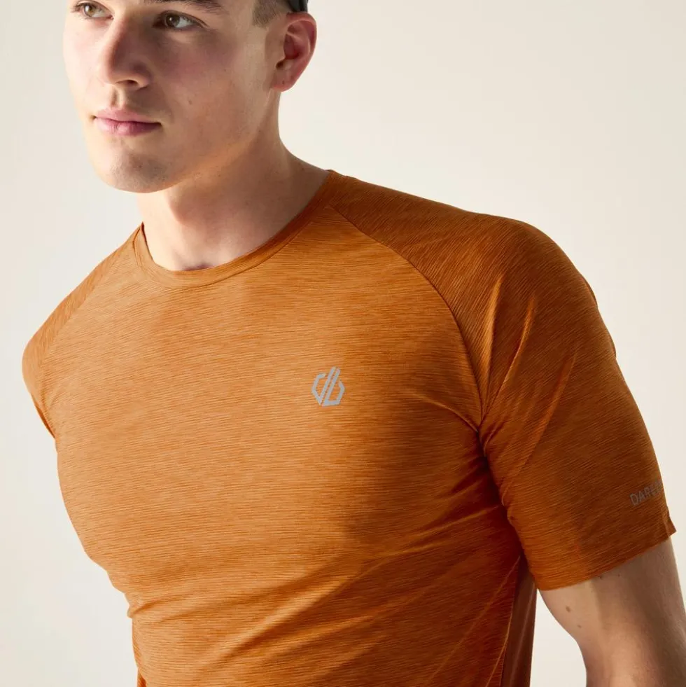 Maglietta da trail DARE2B Power Up Burnt Orange