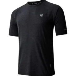 Maglietta da trail DARE2B Power Up Black Marl