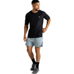 Maglietta da trail DARE2B Power Up Black Marl