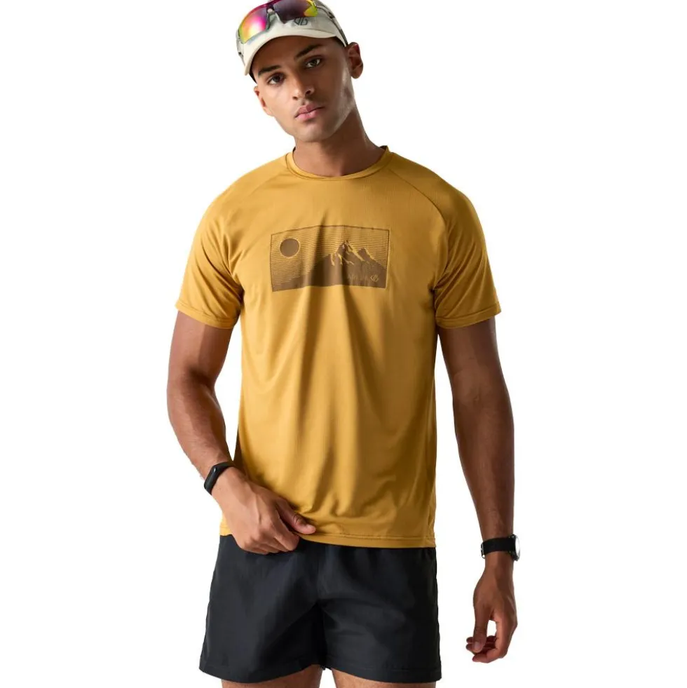 Maglietta da trail DARE2B Tech II tee Wood Brown