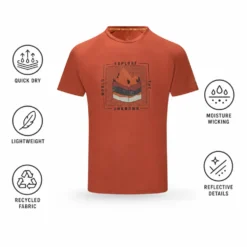 Maglietta da trail DARE2B Tech II tee Arabian Spice