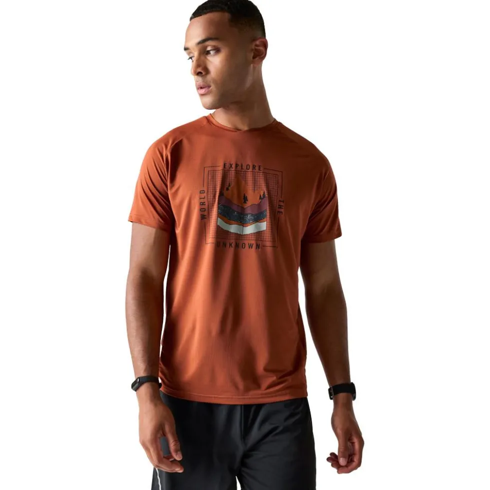 Maglietta da trail DARE2B Tech II tee Arabian Spice
