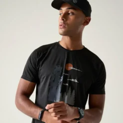 Maglietta da trail DARE2B Tech II tee Black