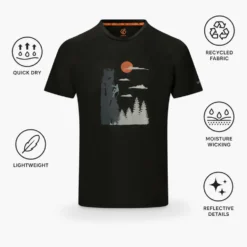 Maglietta da trail DARE2B Tech II tee Black