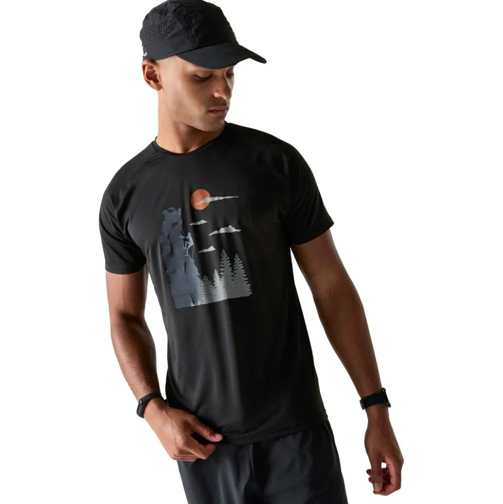 Maglietta da trail DARE2B Tech II tee Black