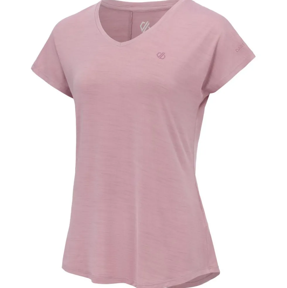Maglietta da trail DARE2B Vigilant Tee Mauve Shadow