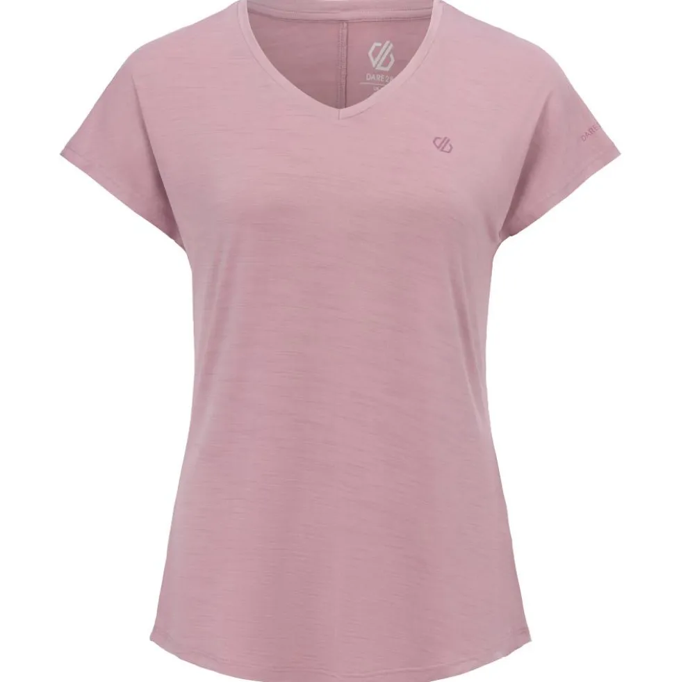 Maglietta da trail DARE2B Vigilant Tee Mauve Shadow