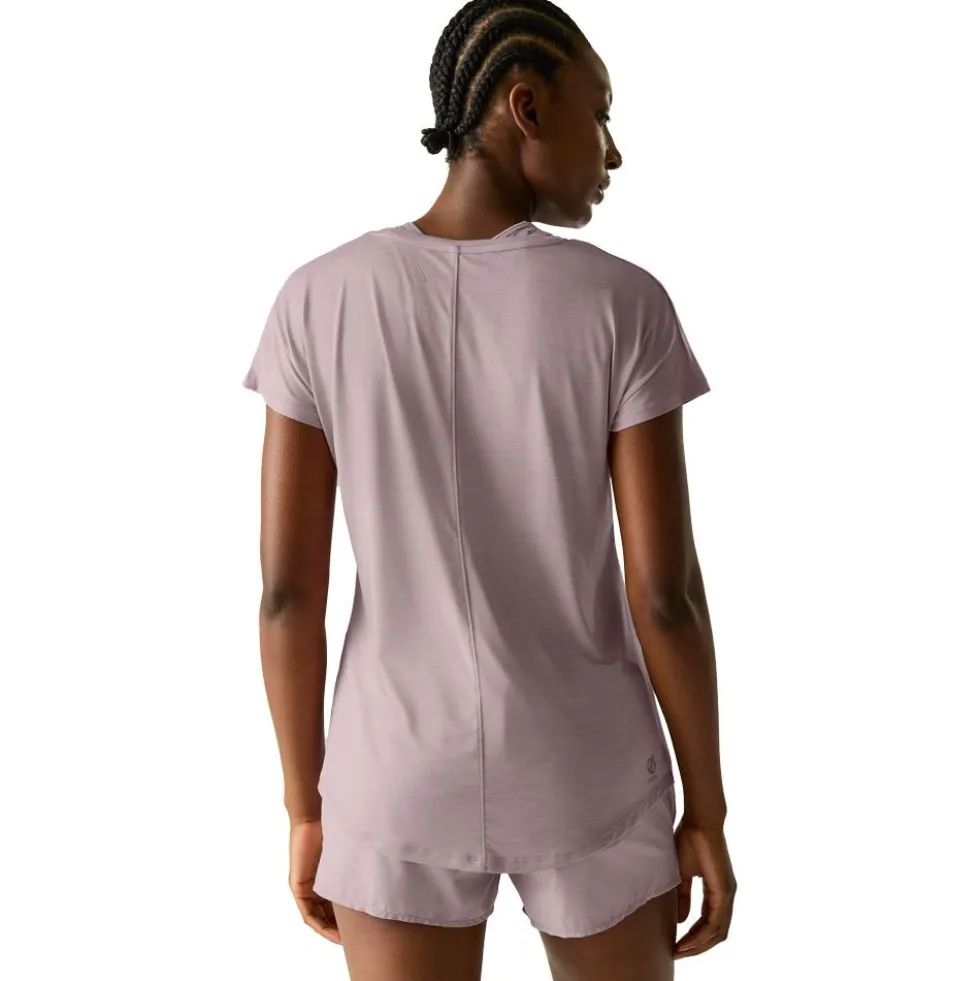 Maglietta da trail DARE2B Vigilant Tee Mauve Shadow
