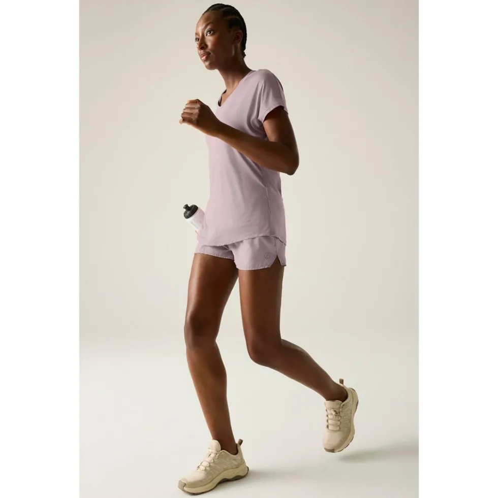 Maglietta da trail DARE2B Vigilant Tee Mauve Shadow