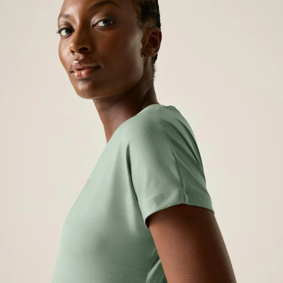 Maglietta da trail DARE2B Vigilant Tee Glacier Green