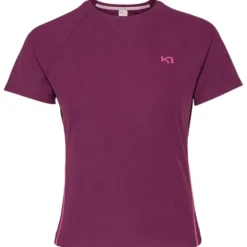 Maglietta da trail Kari Traa Linnea Tee Shirt Wine