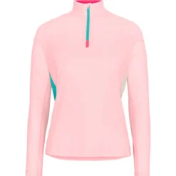 Maglietta da trail Kari Traa Leah Half Zip Cotton Candy