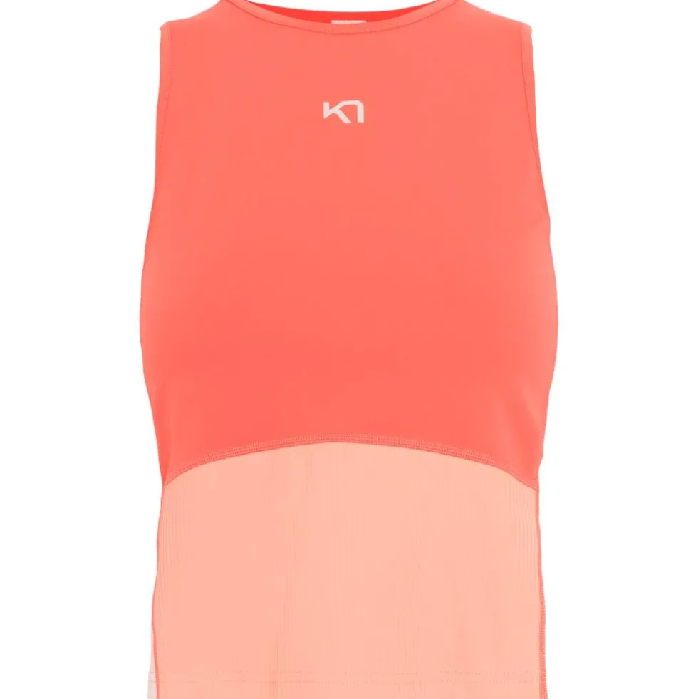 Maglietta da trail Kari Traa Linnea Top Peach Bloom