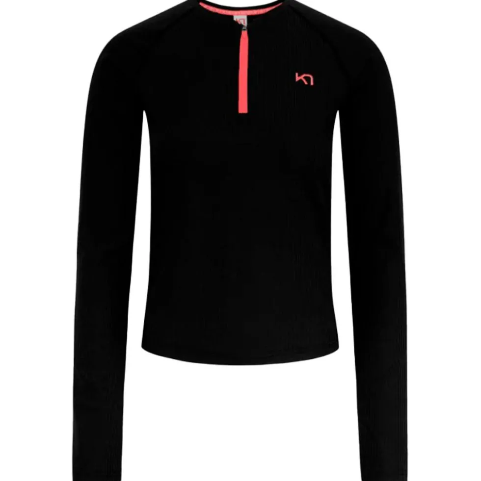 Maglietta da trail Kari Traa Linnea Long Sleeve Black