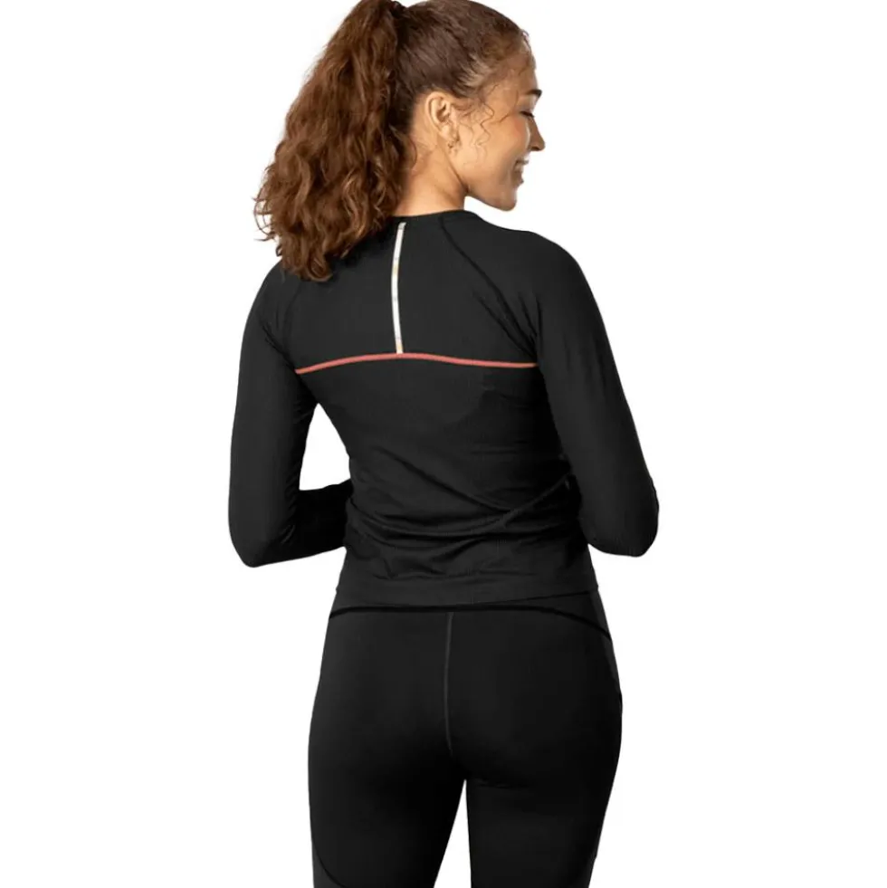 Maglietta da trail Kari Traa Linnea Long Sleeve Black