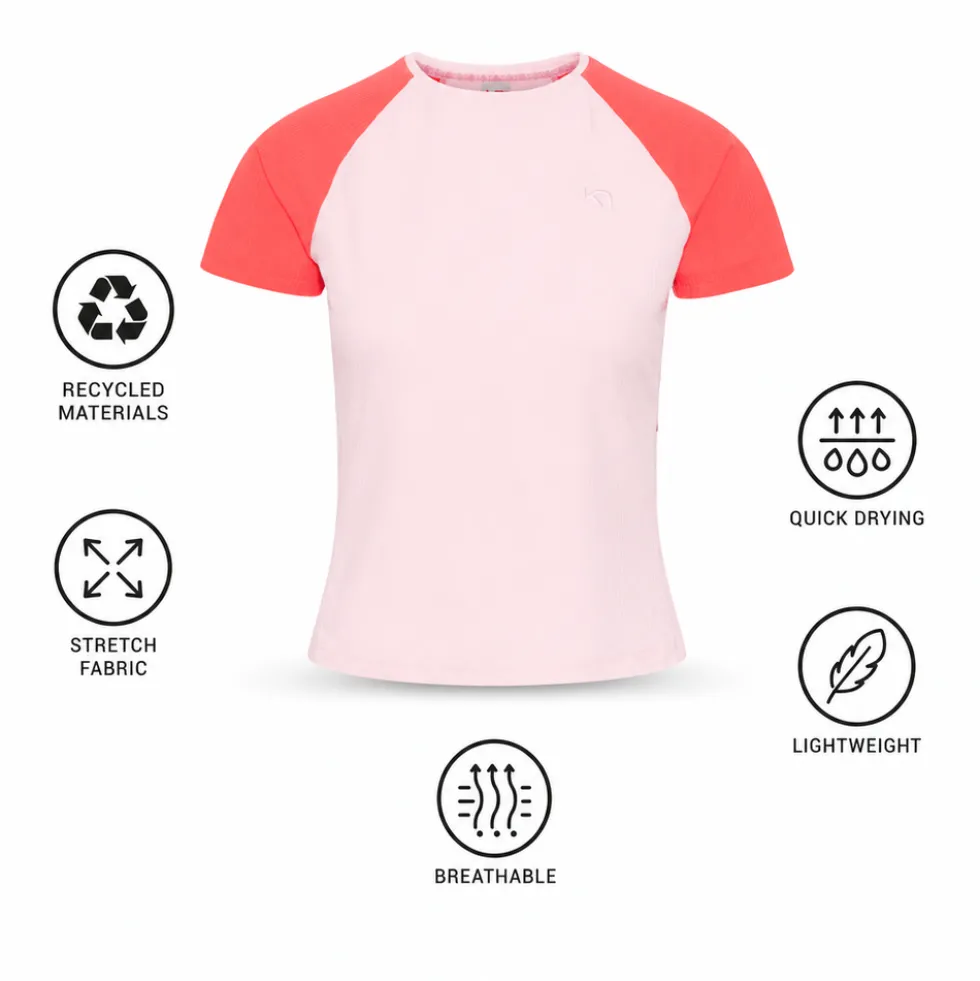 Maglietta da trail Kari Traa Linnea Tee Shirt Gum