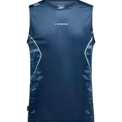 Maglietta da trail La Sportiva Pacer Tank Night Sky Chalk