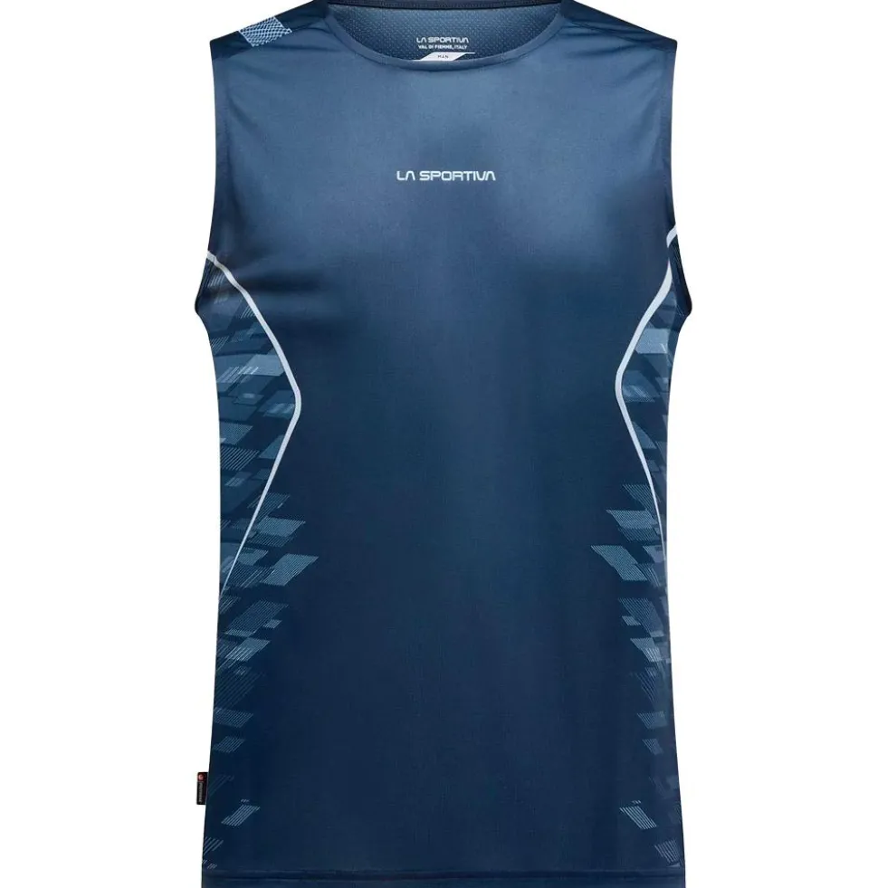 Maglietta da trail La Sportiva Pacer Tank Night Sky Chalk