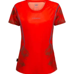 Maglietta da trail La Sportiva Pacer T-Shirt W Cherry Tomato Moonlight