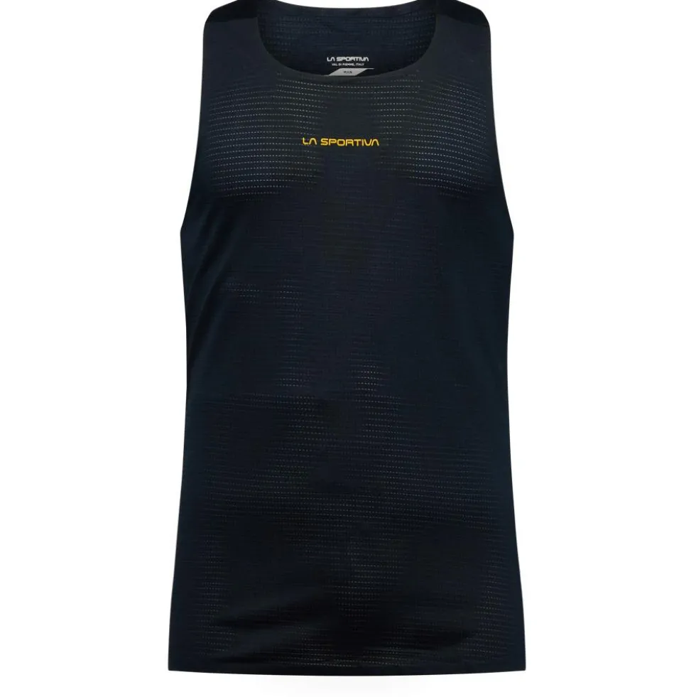 Maglietta da trail La Sportiva Pure Tank Black Yellow