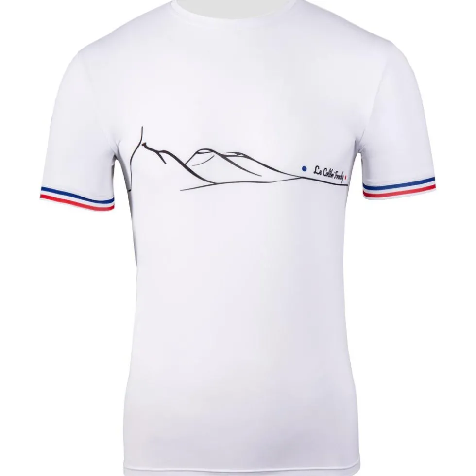 Maglietta da trail Le Colibri Frenchy L’auvergnat Blanc