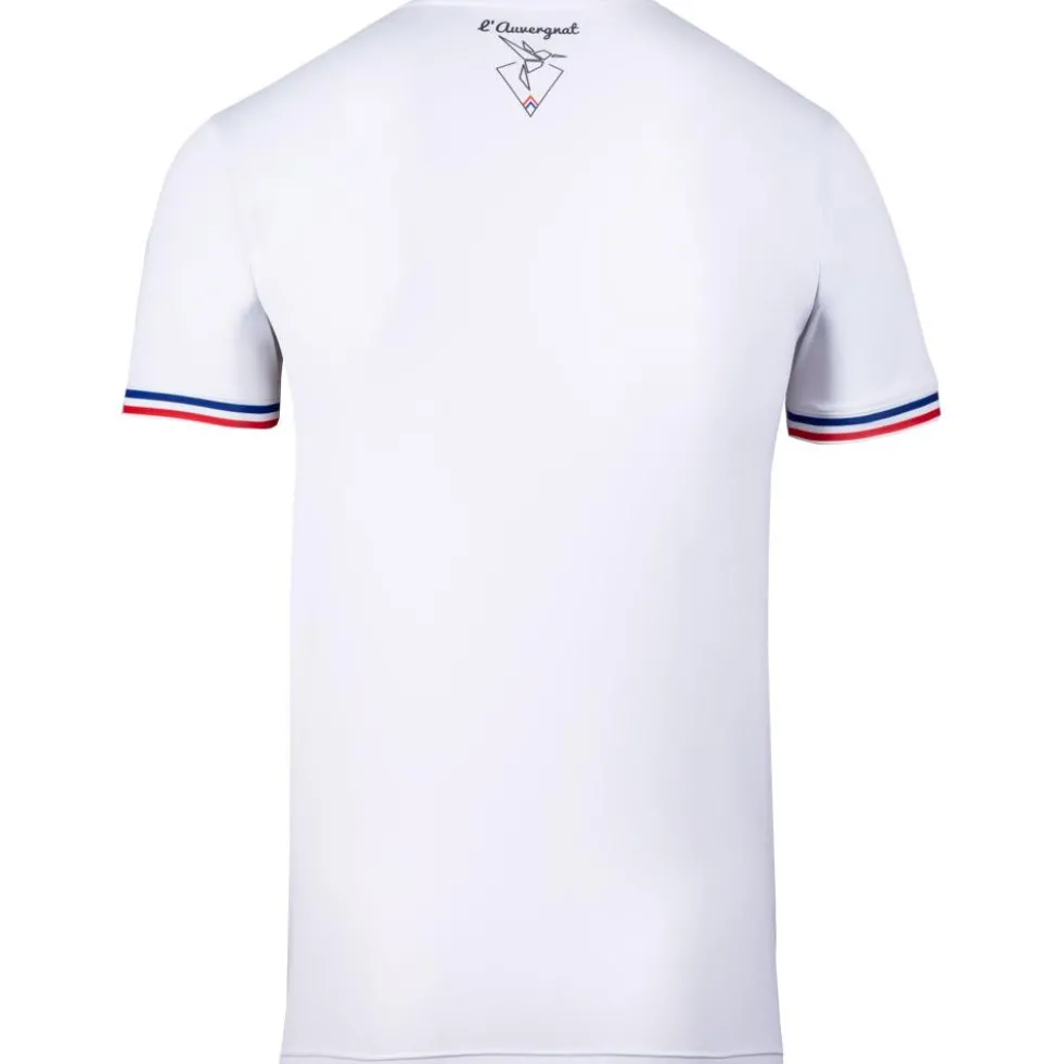 Maglietta da trail Le Colibri Frenchy L’auvergnat Blanc