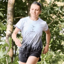 Maglietta da trail Le Colibri Frenchy Le Forestier F Noir