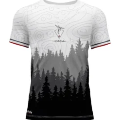 Maglietta da trail Le Colibri Frenchy Le Forestier Noir