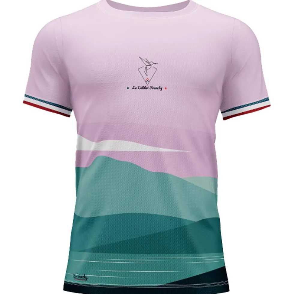 Maglietta da trail Le Colibri Frenchy Astrale Femme Lilac