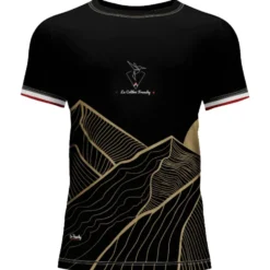 Maglietta da trail Le Colibri Frenchy La Pente Nord Noir