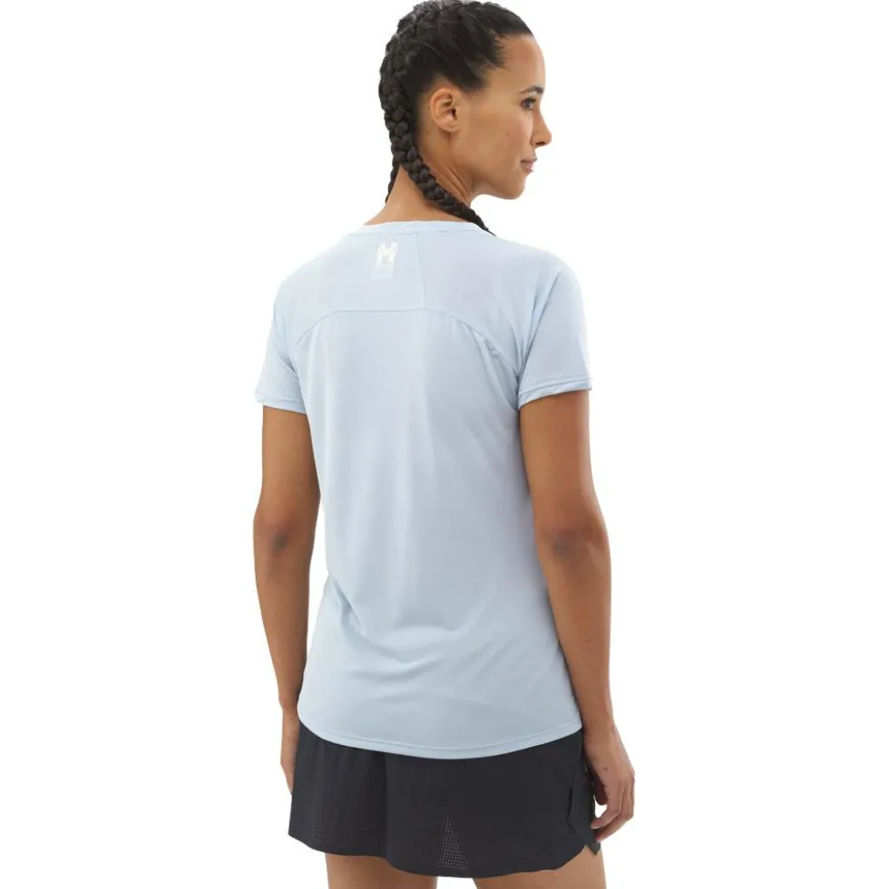 Maglietta da trail Millet Intense Light Tee Shirt Short Sleeve W Iceberg