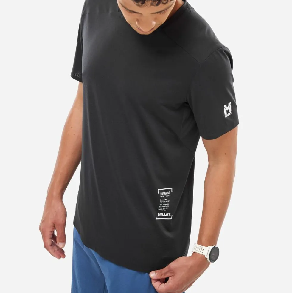 Maglietta da trail Millet Intense Pro Light Short Sleeve M's Black