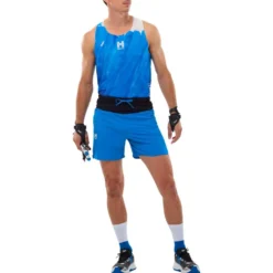 Maglietta da trail Millet Intense Pro Light Tank Blue White