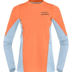 Maglietta da trail Norrona senja equaliser lightweight Long sleeve W's Flamingo