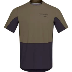 Maglietta da trail Norrona senja equaliser lightweight T-shirt M's Olive Night