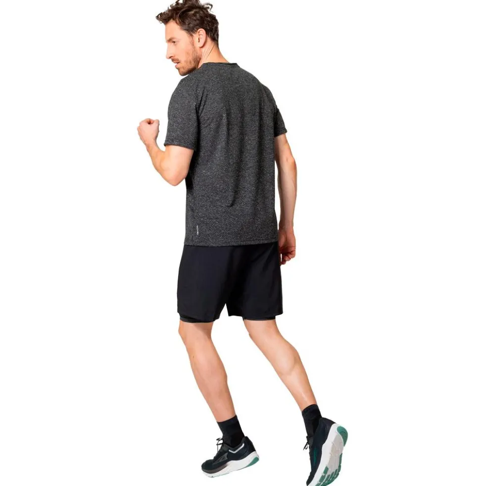 Maglietta da trail Odlo Active 365 Linencool T-Shirt Crew Neck SS Black Melange