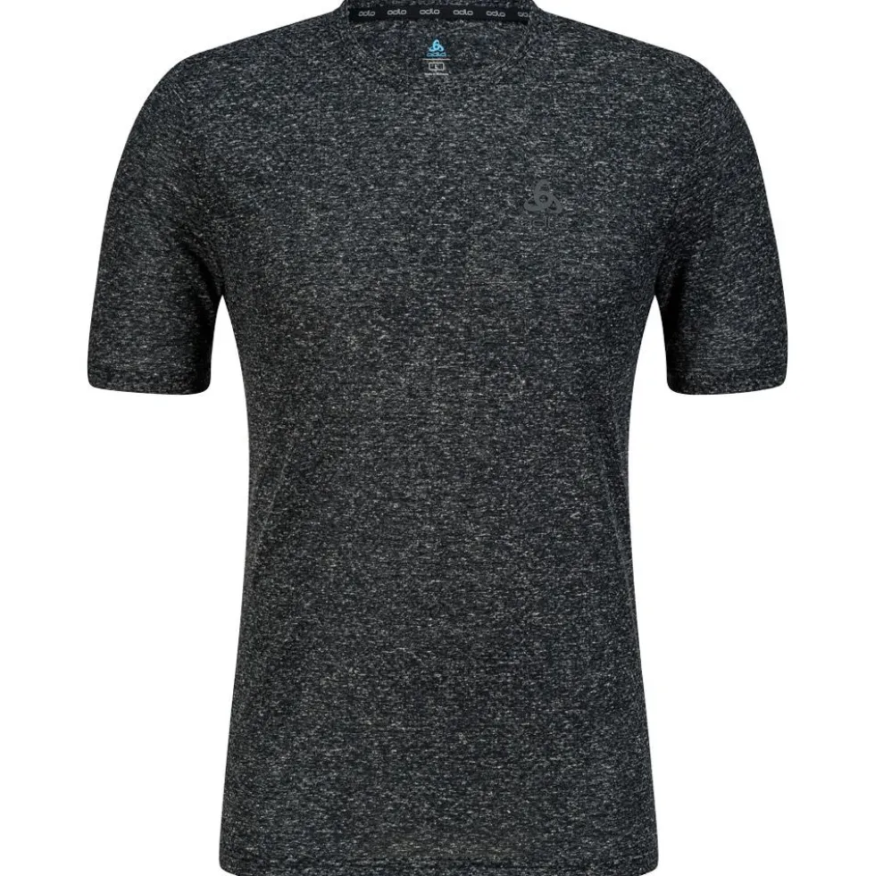 Maglietta da trail Odlo Active 365 Linencool T-Shirt Crew Neck SS Black Melange
