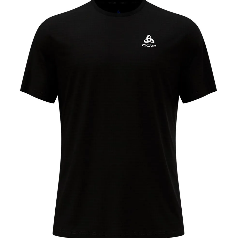 Maglietta da trail Odlo Essential Flyer Short Sleeve Black