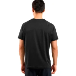 Maglietta da trail Odlo Essential 365 Tee Shirt Crew Neck Short Sleeve Black Melange