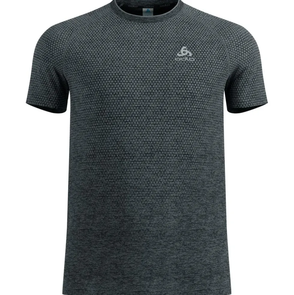 Maglietta da trail Odlo Essential Seamless Short Sleeve Grey Melange