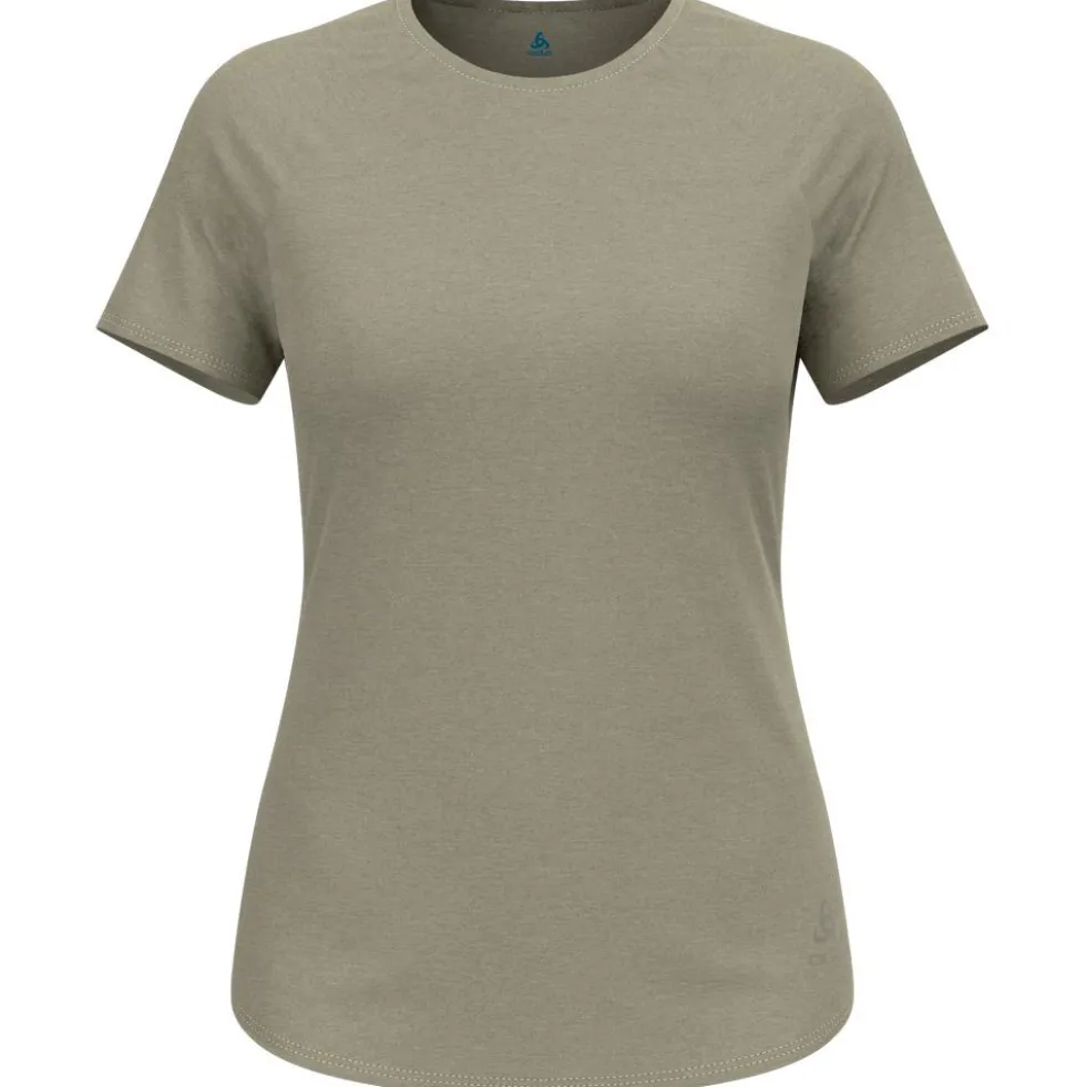 Maglietta da trail Odlo Tee Shirt Crew Neck Essential Short Sleeve Vetiver Melange
