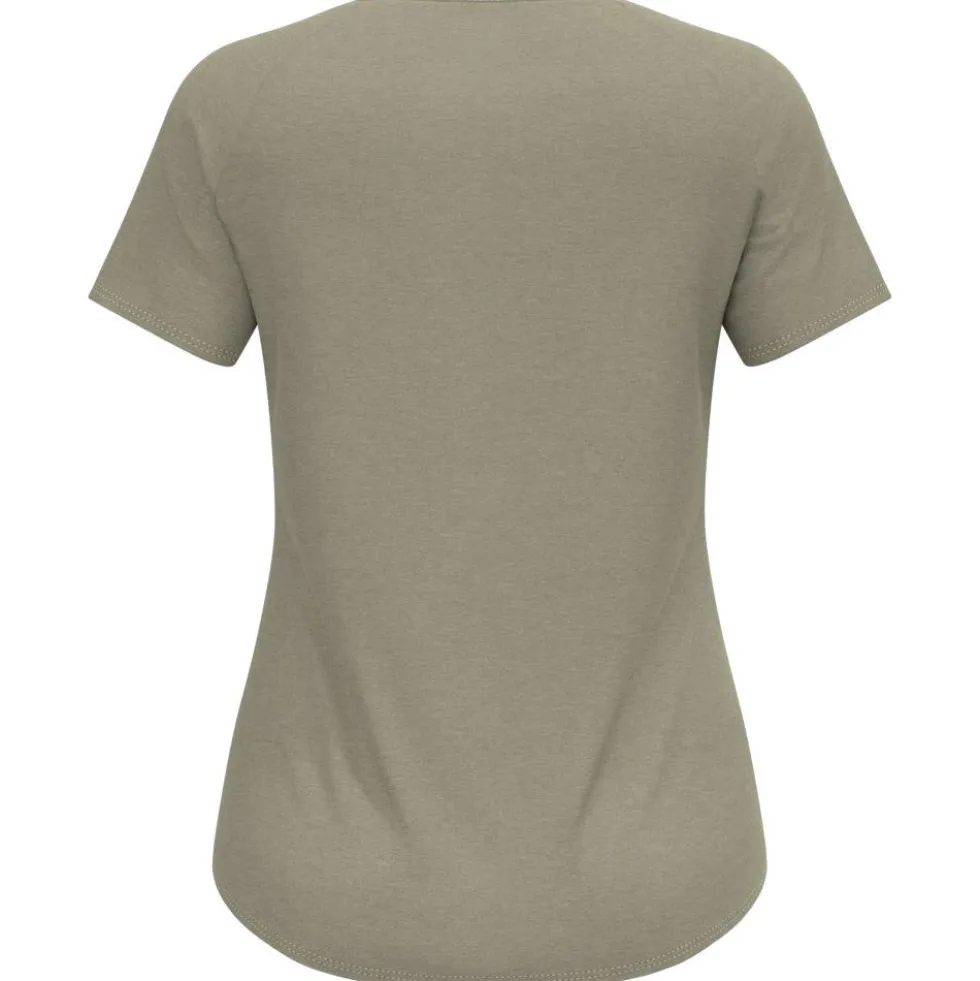 Maglietta da trail Odlo Tee Shirt Crew Neck Essential Short Sleeve Vetiver Melange