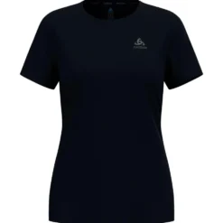 Maglietta da trail Odlo Tee Shirt Crew Neck Short Sleeve Essential Flyer Black