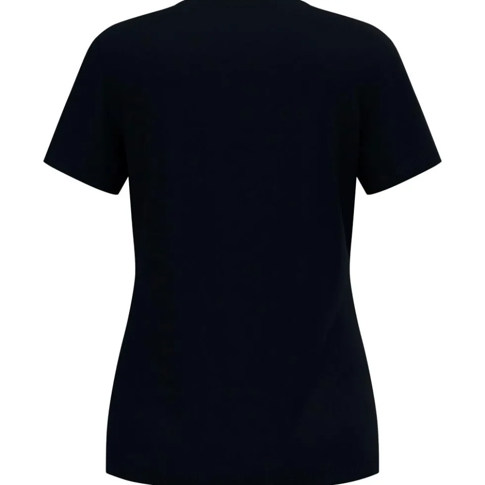 Maglietta da trail Odlo Tee Shirt Crew Neck Short Sleeve Essential Flyer Black