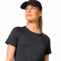 Maglietta da trail Odlo Tee Shirt Crew Neck Essential Short Sleeve Black Melange