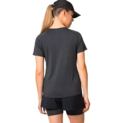 Maglietta da trail Odlo Tee Shirt Crew Neck Essential Short Sleeve Black Melange