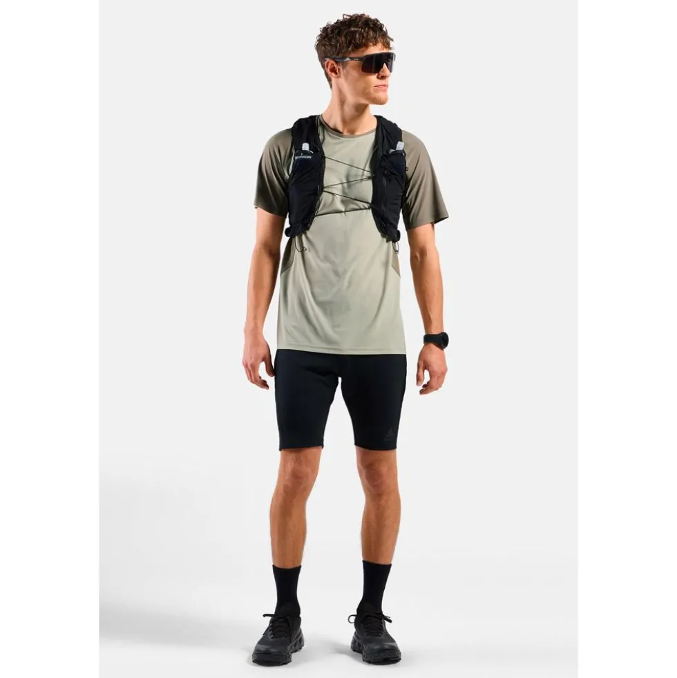 Maglietta da trail Odlo X Alp Trail Short Sleeve Vetiver Agate Gray