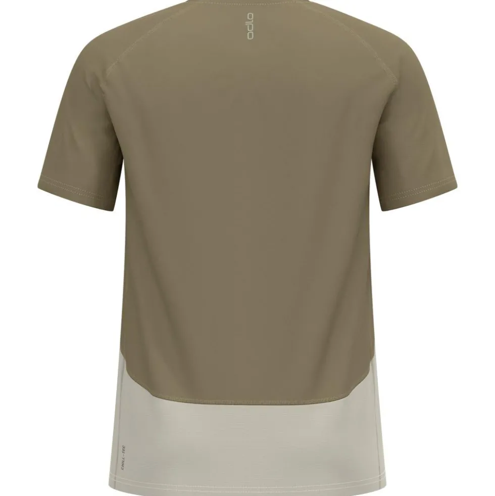 Maglietta da trail Odlo X Alp Trail Short Sleeve Vetiver Agate Gray